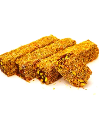 Kadayıflı Fıstıklı Fitil Lokumu